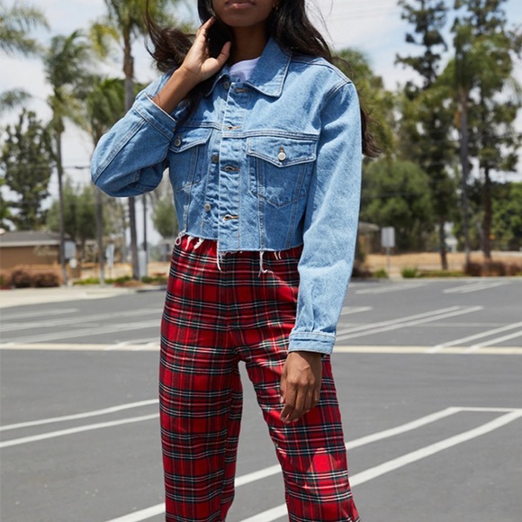 PacSun John Galt Indigo Wash Cropped Denim Jean Jacket - Picture 9 of 9